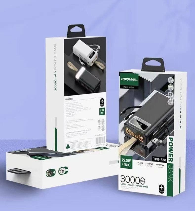 پاوربانک TOPOMAX مدل TPB-F38