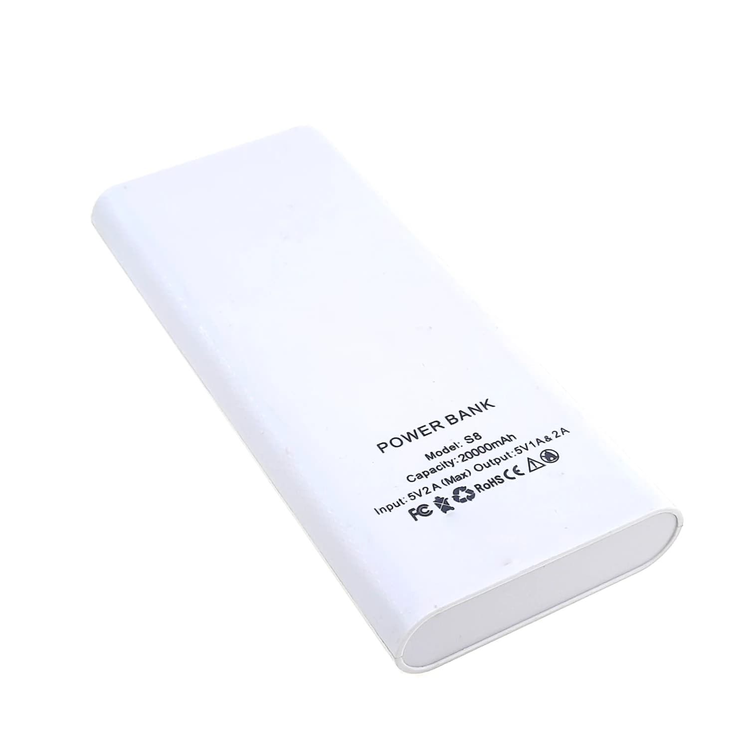 کیس پاور بانک فست شارژ مدل S8 با دو ورودی Micro USB – Type C و دو خروجی USB — تصویر ۳
