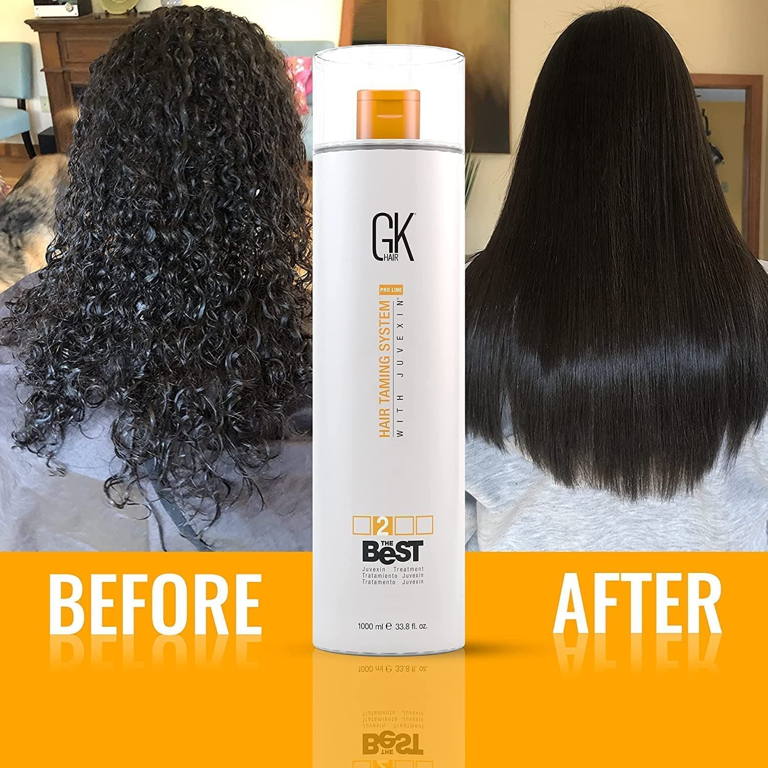 کراتین مو GK HAIR حجم 1000 میلی لیتر — تصویر ۳
