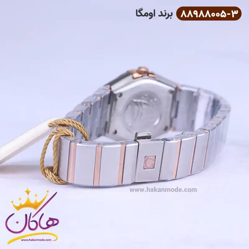 ساعت امگا زنانه فلزی نقره ای رزگلد 88988005/3 — تصویر ۲