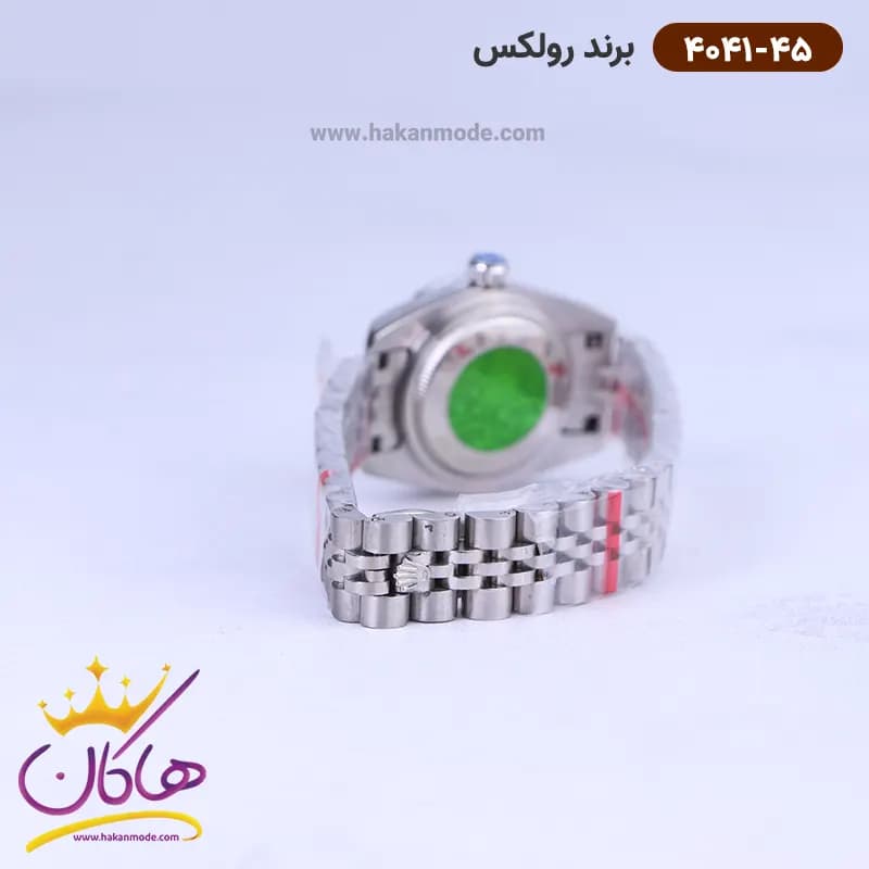 ساعت رولکس زنانه فلزی دیت جاست نقره ای 4041/45 — تصویر ۳