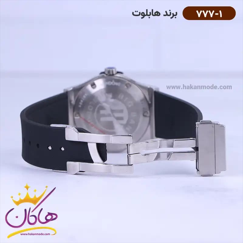 ساعت هابلوت مردانه بند رابر مشکی 777/1 — تصویر ۲