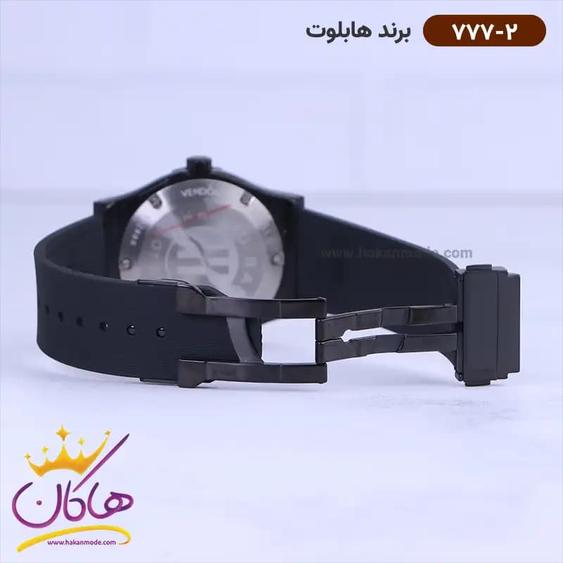 ساعت هابلوت مردانه بند رابر مشکی 777/2 — تصویر ۲