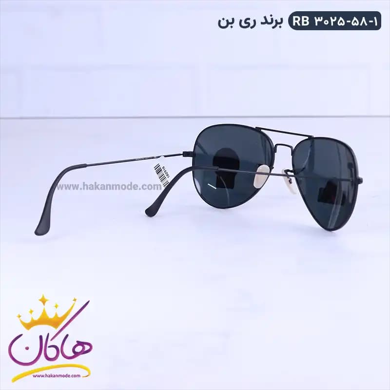 عینک آفتابی مردانه ری بن فریم خلبانی 3025/58/1 — تصویر ۴