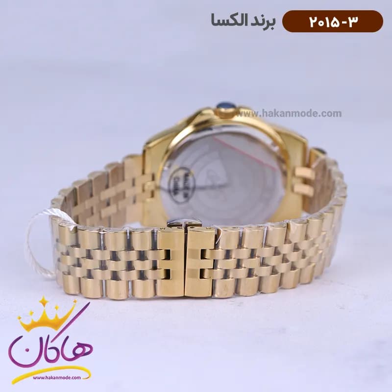 ساعت الکسا مردانه فلزی صفحه سفید 2015/3 — تصویر ۳