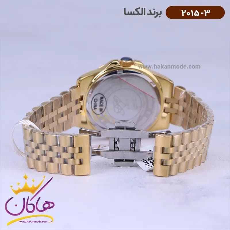ساعت الکسا مردانه فلزی صفحه سفید 2015/3 — تصویر ۲
