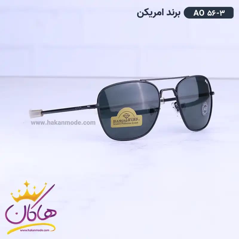 عینک آفتابی مردانه فریم خلبانی AO 56/3 — تصویر ۴