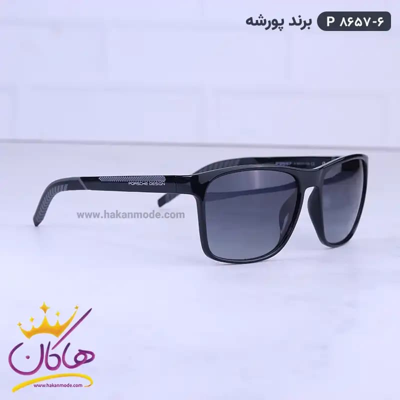 عینک آفتابی پورشه مردانه مشکی P8657/6 — تصویر ۳