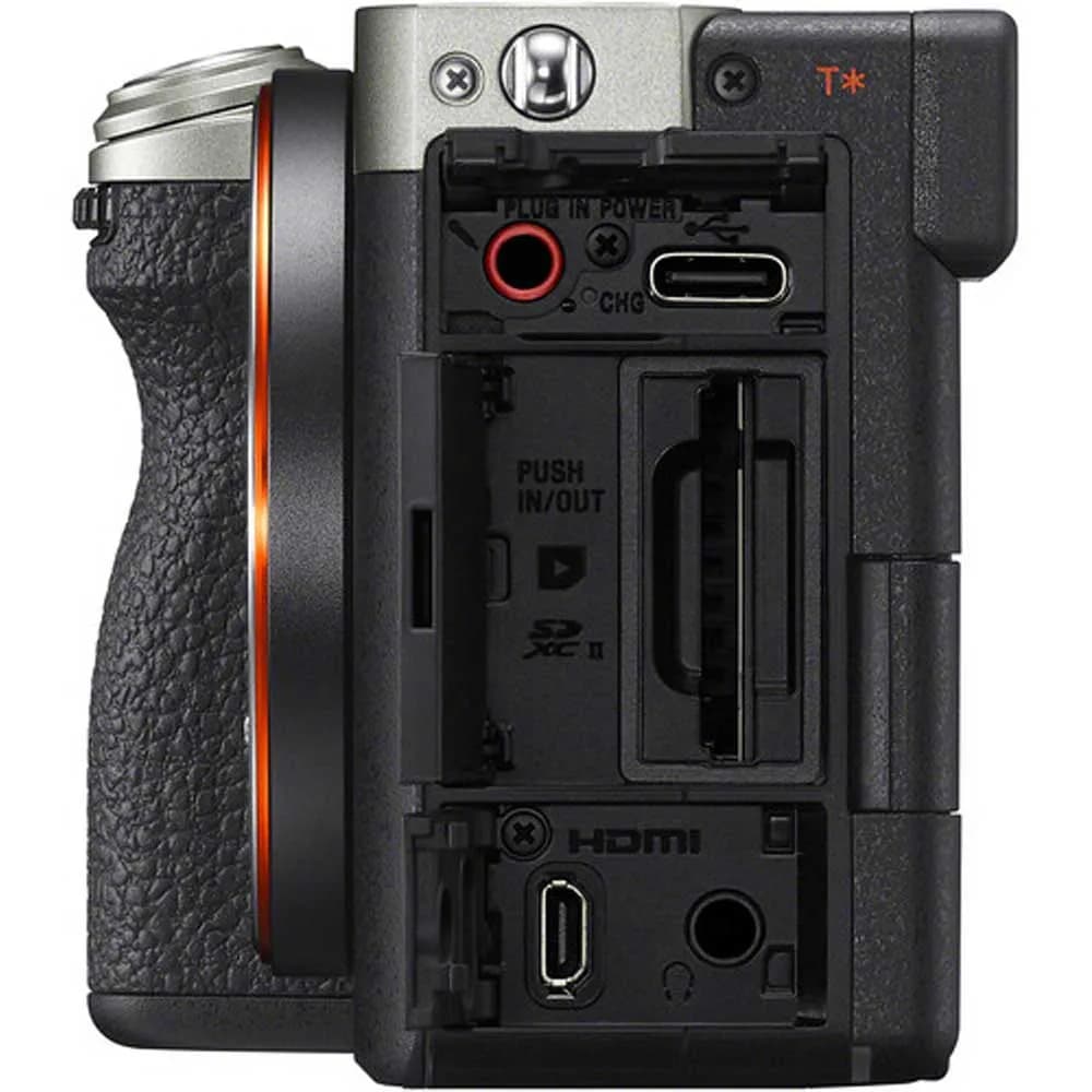 دوربین بدون آینه سونی Sony a7C II 28-60mm نقره ای — تصویر ۷
