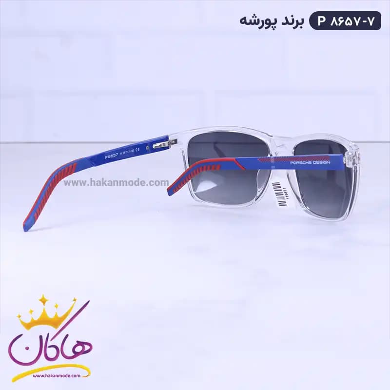 عینک آفتابی مردانه پورشه شیشه ای p8657/7 — تصویر ۳