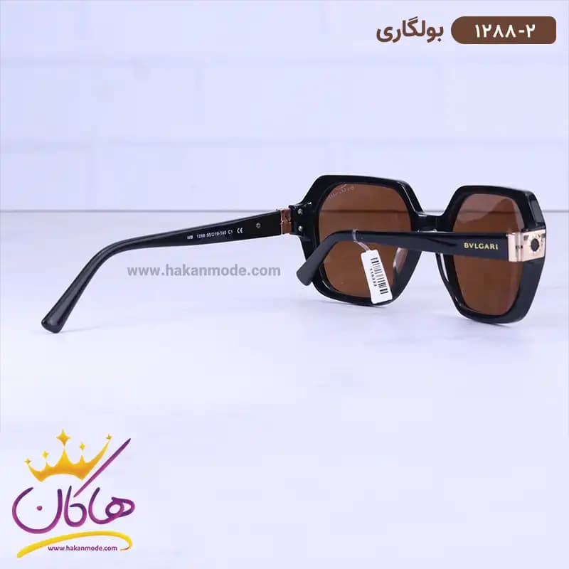 عینک آفتابی زنانه بولگاری قهوه ای MB 1288/2 — تصویر ۳
