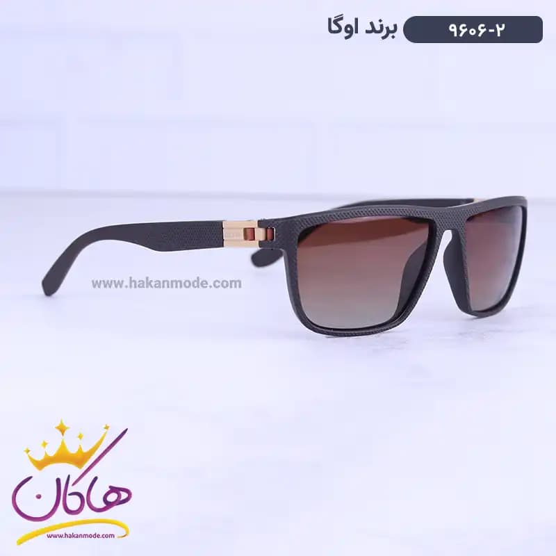 عینک آفتابی مردانه اوگا قهوه ای 9606/2 — تصویر ۴