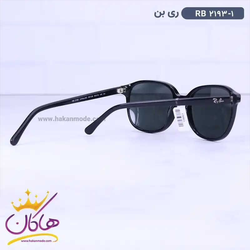 عینک آفتابی ری بن مردانه مشکی RB2193 — تصویر ۳