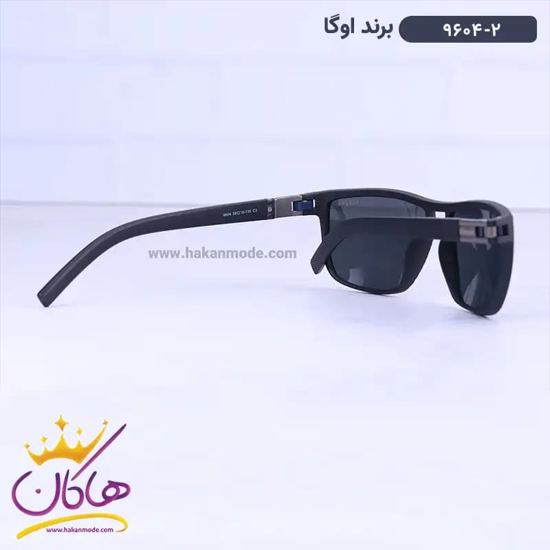 عینک آفتابی مردانه اوگا مشکی 9604/2 — تصویر ۳