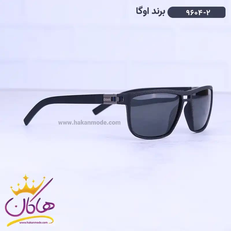 عینک آفتابی مردانه اوگا مشکی 9604/2 — تصویر ۴