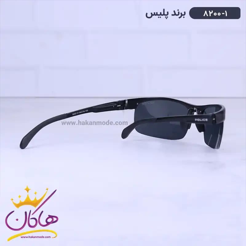 عینک آفتابی مردانه پلیس نیم فریم 8200/1 — تصویر ۳