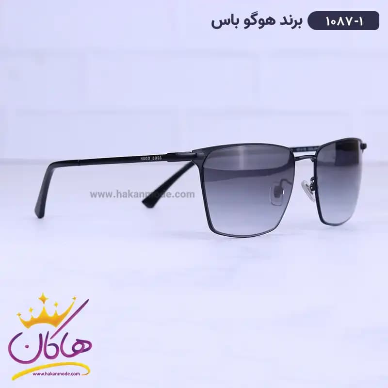 عینک آفتابی هوگو باس مردانه مشکی 1087/1 — تصویر ۴