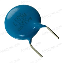 خازن سرامیکی 10 نانو فاراد 1000 ولت فاصله پایه ها 7.5MM