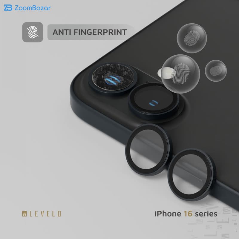 محافظ لنز دوربین لِولو مدل Duo Lens Protect مناسب برای گوشی موبایل Apple Iphone 16 / 16 Plus — تصویر ۵