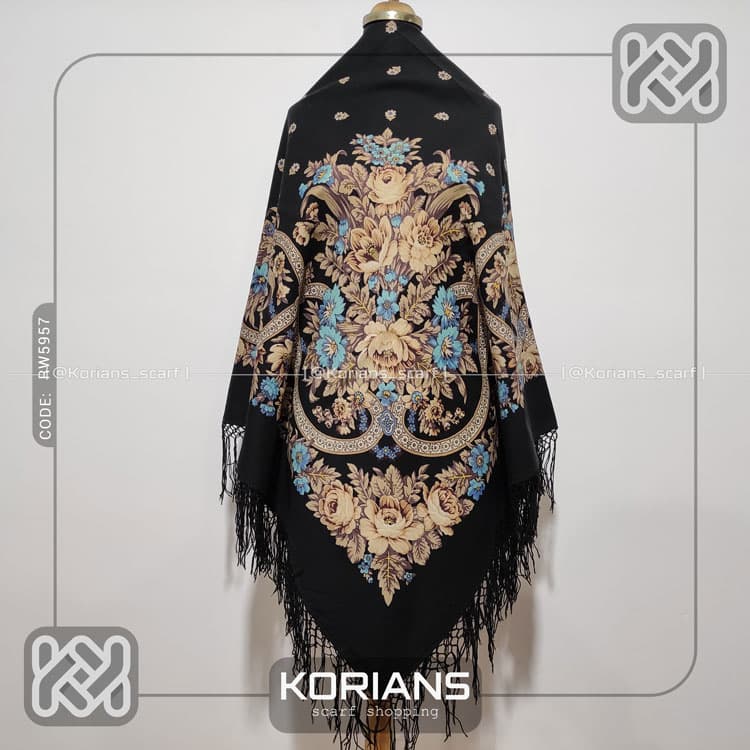 چارقد گل کاغذی rw5957