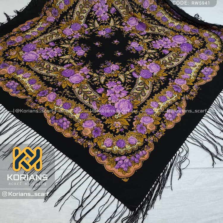 روسری پشمی rw5941 — تصویر ۲