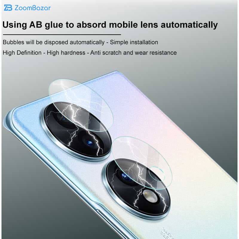 محافظ لنز دوربین اپیکوی مدل 3D Lens-Clear مناسب برای گوشی موبایل آنر 70 — تصویر ۶