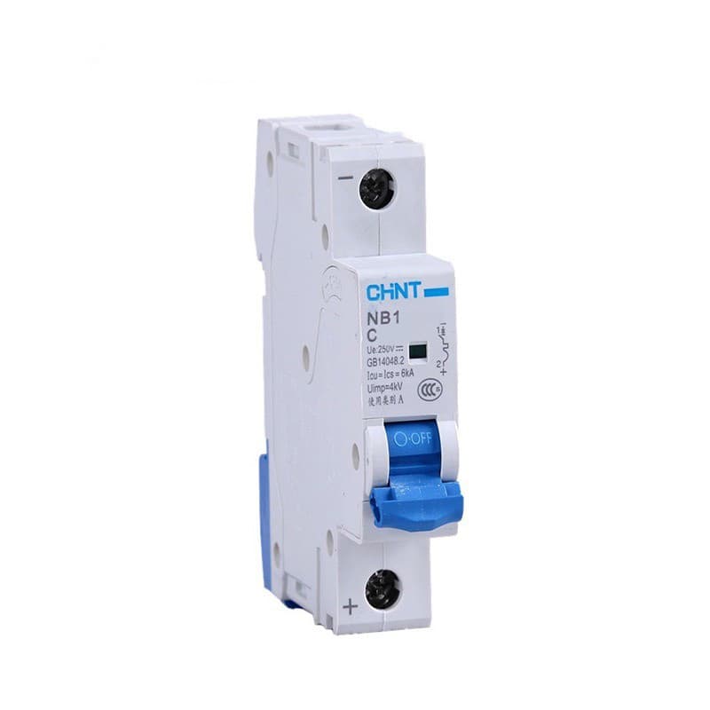 کلید مینیاتوری یک پل 40 آمپر چانت مدل NB1-C40-6K-1P