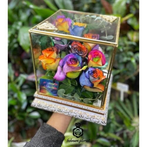 باکس گل رز کوچک 6053