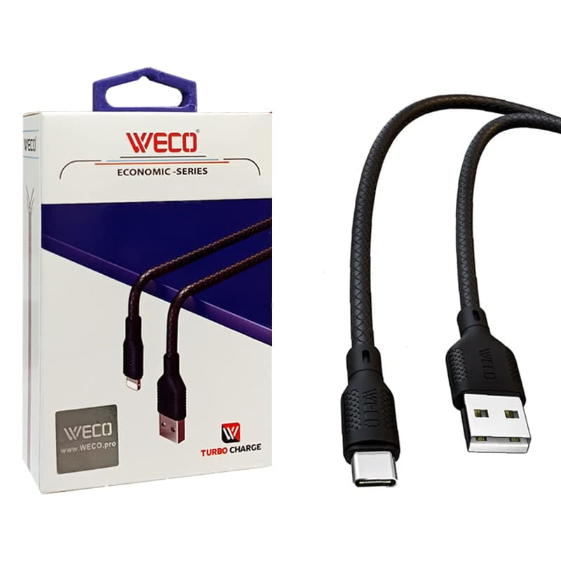 کابل شارژ تایپ سی WECO WE-30