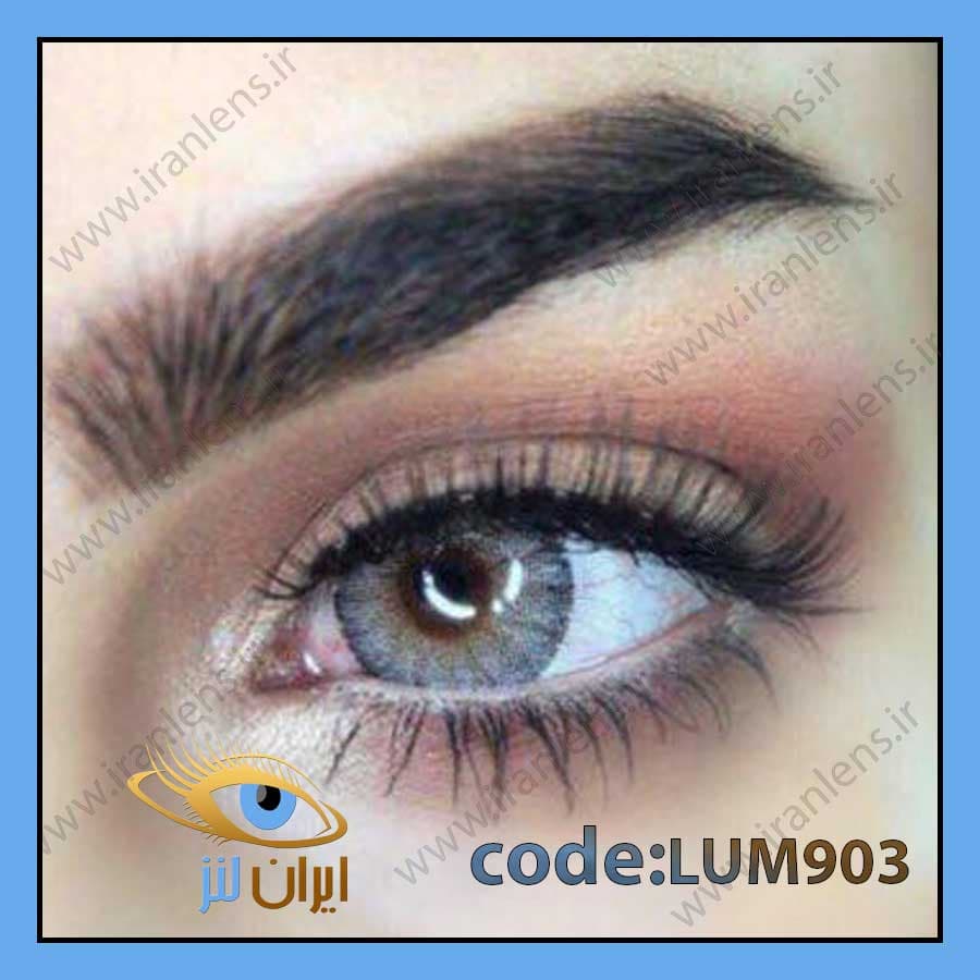 لنز رنگی لومینس لاتین گری سالانه کد LUM903