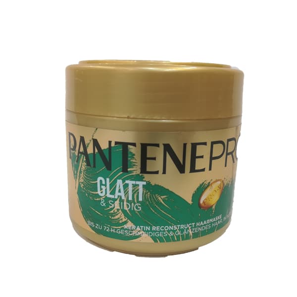 ماسک مو صاف و ابریشمی کننده پنتن Pantene Pro-v Glatt and Seidig حجم ۳۰۰ میلی لیتر