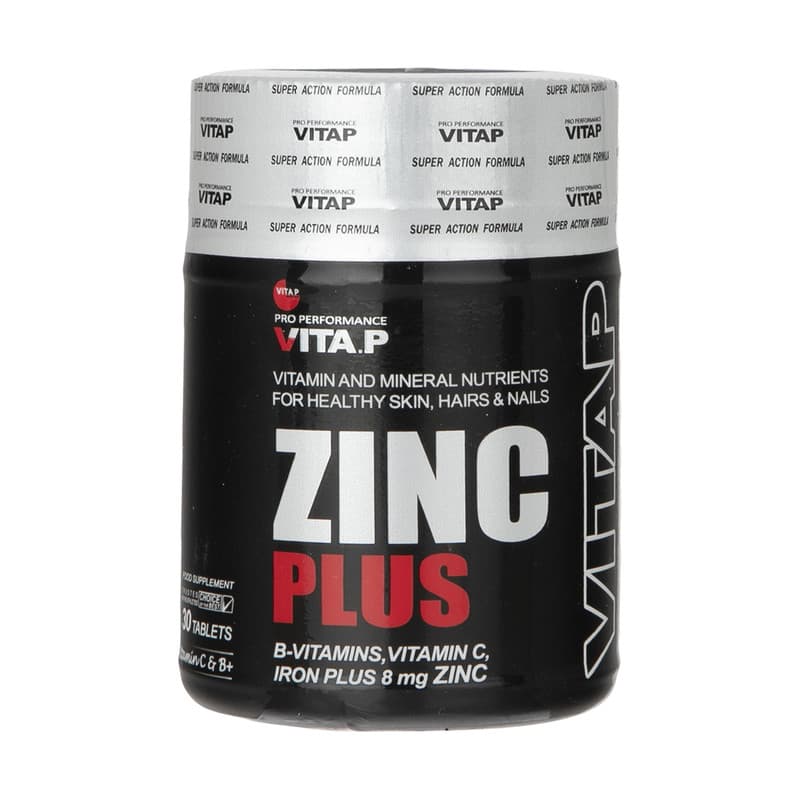 قرص زینک پلاس ویتاپی 30 عددی Vitap Zinc Plus 30 Tabs — تصویر ۲