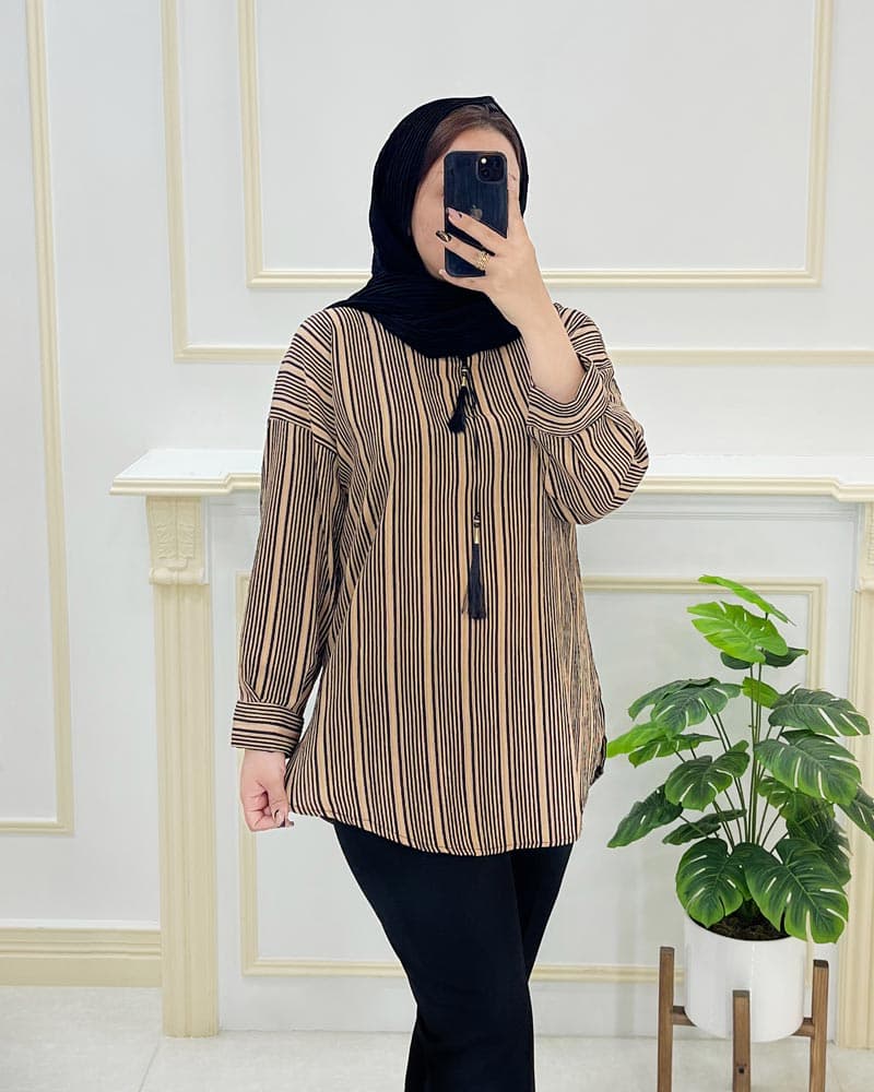 تونیک کراش یقه بندی کد925259 — تصویر ۵