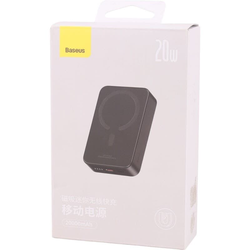 پاور بانک بی سیم فست شارژ باسئوس PPCXM20 P10022102112 PD 20W ظرفیت 20000 میلی آمپر ساعت — تصویر ۸