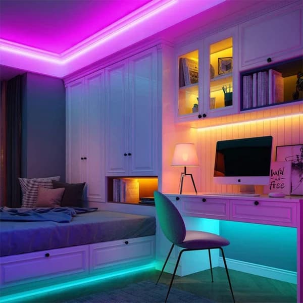 ریسه ال ای دی مدل RGB J طول ۵ متر کد M16834 — تصویر ۴