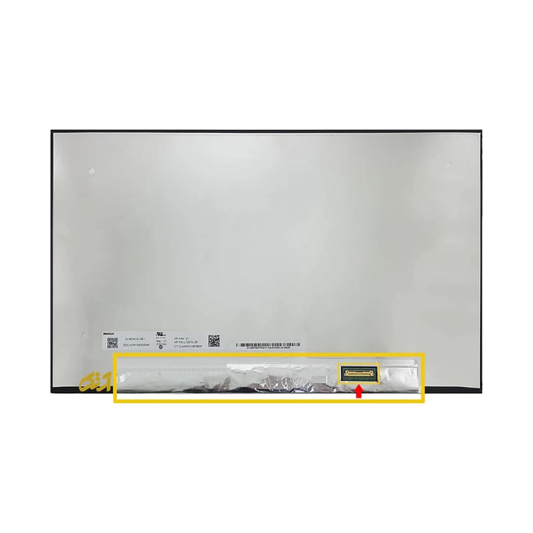 ال سی دی صفحه نمایش لپ تاپ 14.0 نازک مات 30 پین Full HD بدون جاپیچ برد پشت LED سوکت از پایین — تصویر ۲