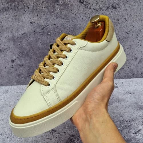 ونس LOUIS VUITTON سفید خردلی-کد 977 — تصویر ۲
