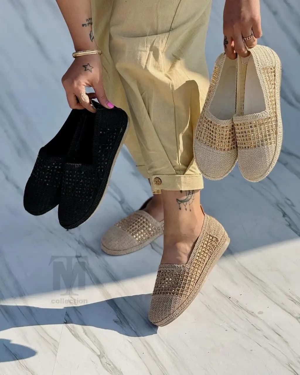 کفش زیره پیو (مشکی) کد 4491 — تصویر ۲