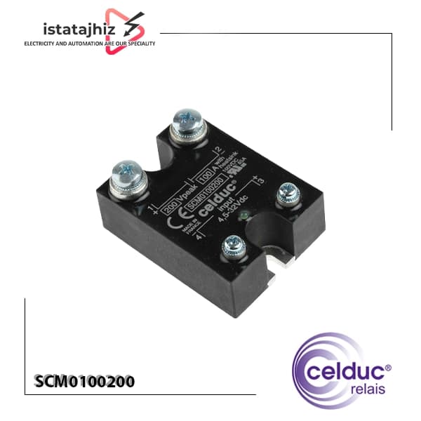 رله SSR تک فاز 100 آمپر سلدوک SCM0100200
