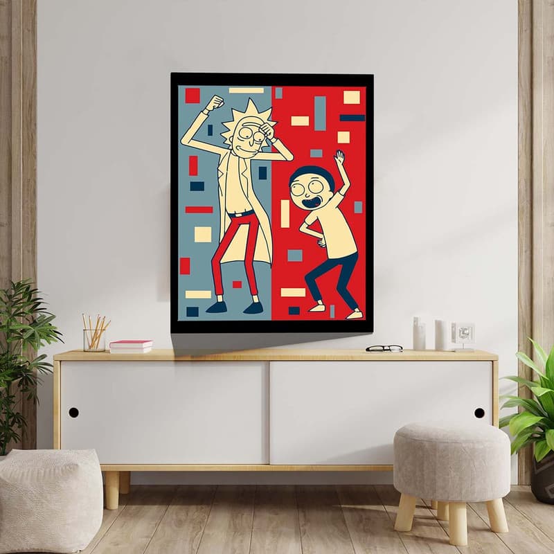 تابلو مدل Rick Morty کد F-1069 — تصویر ۴