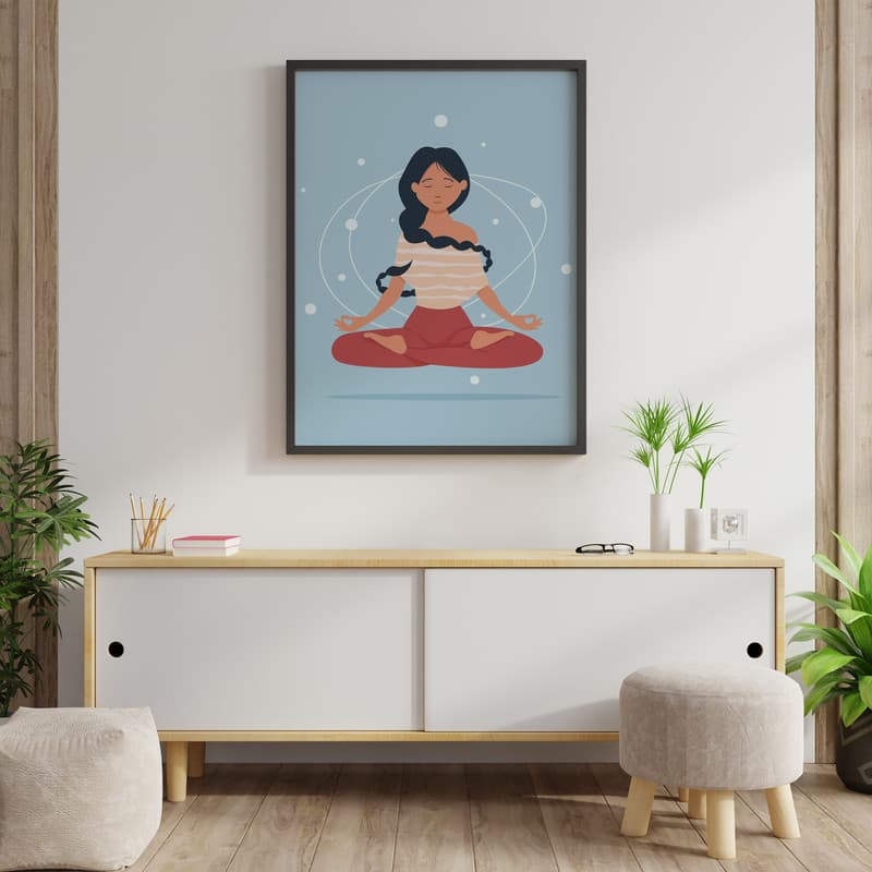 تابلو مدل یوگا yoga03 — تصویر ۲