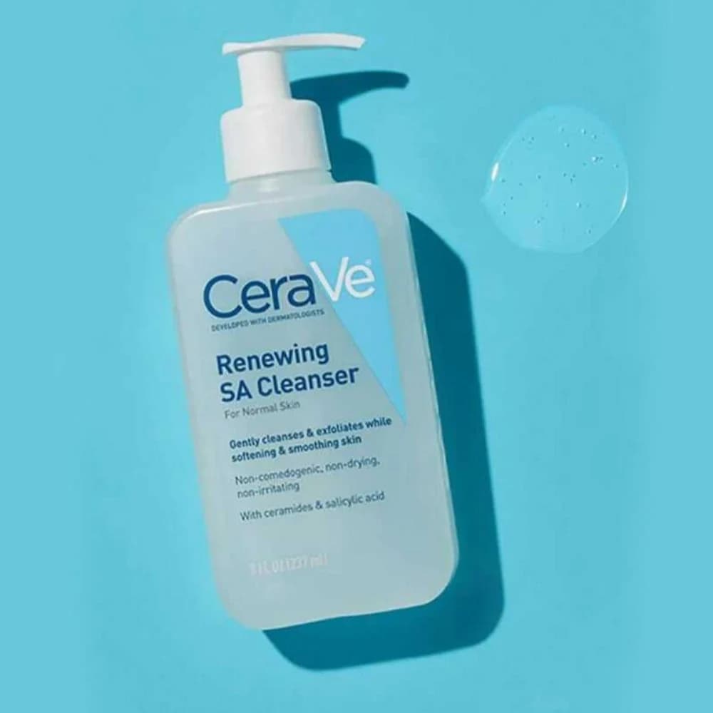 ژل شستشو سراوی پوست نرمال SA Renewing CeraVe — تصویر ۳