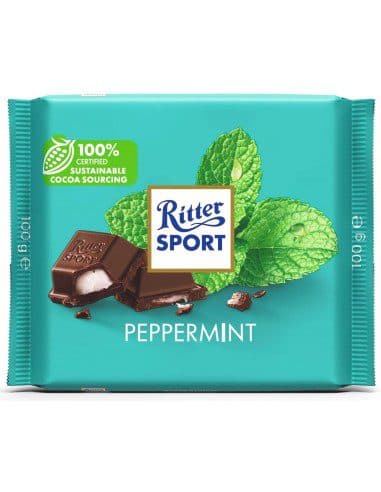 شکلات ریتر اسپرت نعناع فلفلی 100 گرمی Ritter Sport Peppermint Chocolate