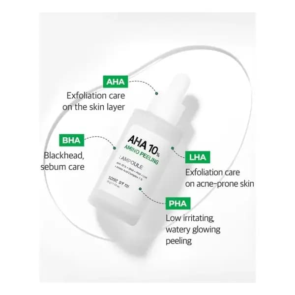 سرم لایه بردار آمینو پیلینگ AHA 10% سام بای می Some By Mi — تصویر ۳