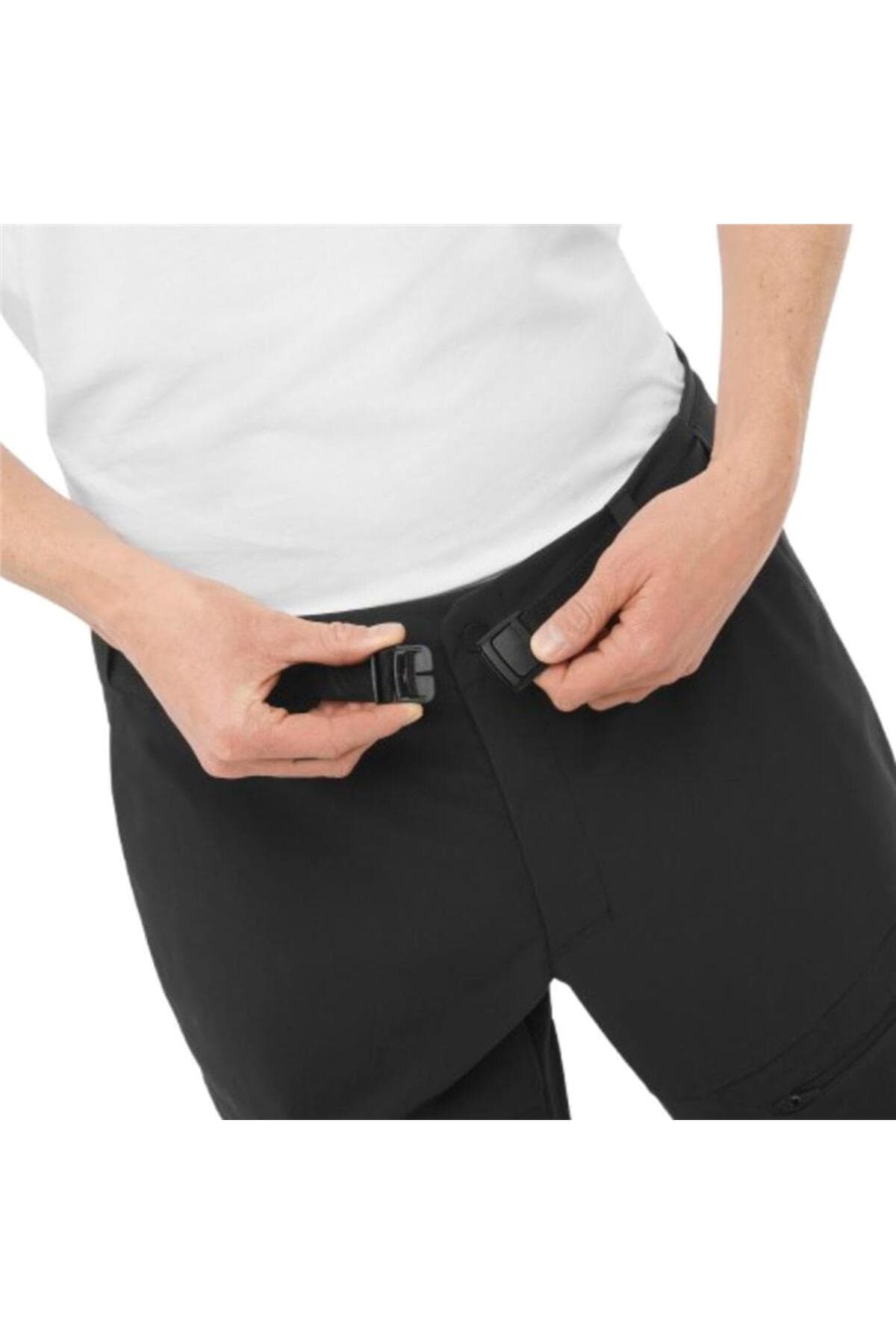 شلوار اسپرت سالومون مردانه پارچه مشکی راسته Regular/رگولار فاق نرمال آستین بلند Casual / کژوال | Salomon 1718906 BD — تصویر ۳