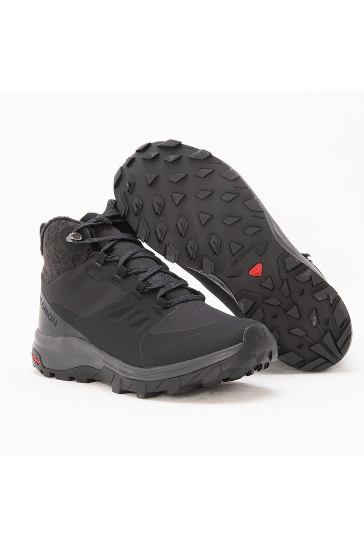 کفش بیرونی سالومون زنانه Sentetik مشکی طرح دار اسپرت | Salomon 411.101 FS KH — تصویر ۳
