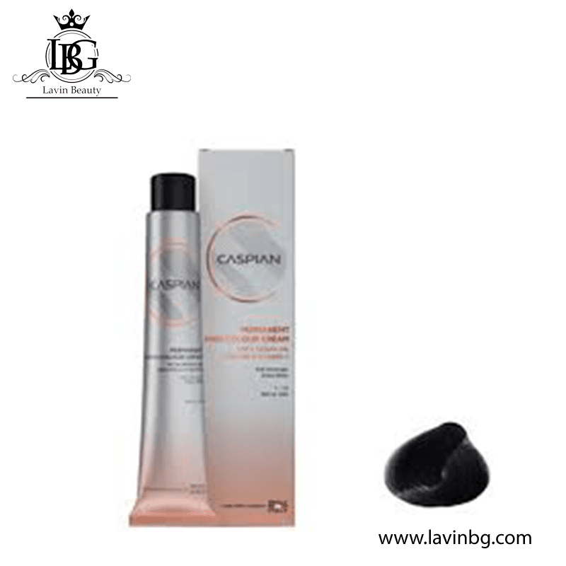 رنگ مو کاسپین سری دودی غلیظ شماره 6/11 دودی غلیظ تیره متوسط حجم 100 میل – CASPIAN