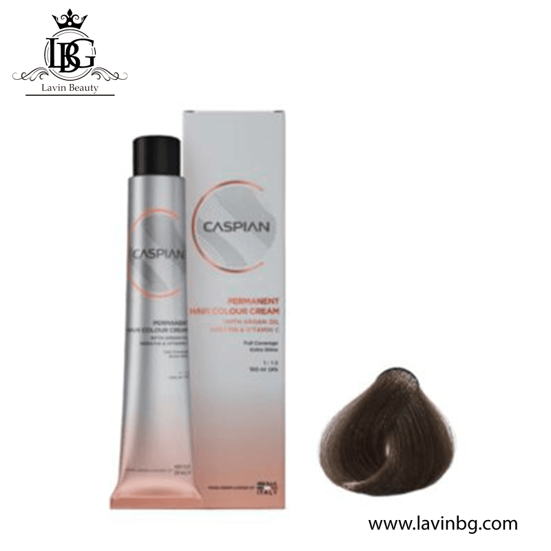 رنگ مو کاسپین سری دودی شماره 6/1 دودی تیره متوسط حجم 100 میل – CASPIAN