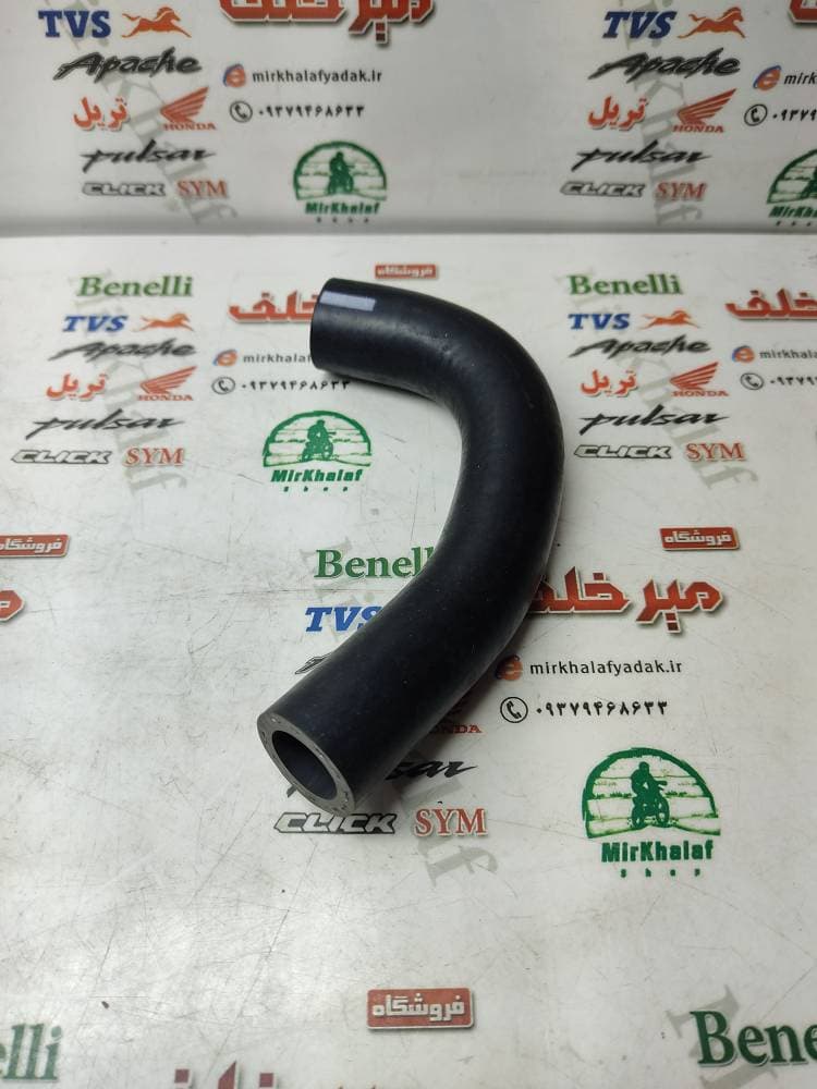 شلنگ (لوله) جنت رادیاتور ورودی اب به انجین موتور sym گالکسی na و nh اصلی — تصویر ۲