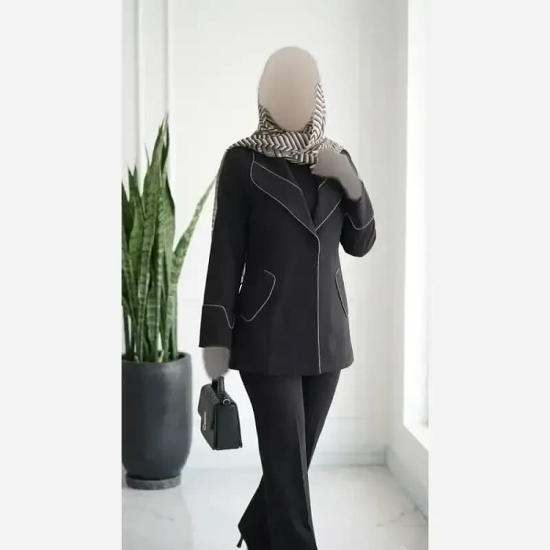مانتو کتی فری سایز تا 46 قد 75 — تصویر ۲